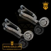 Buy 14k gold earrings for women armenian gold fashion jewelry где купить золотые серьги с драгоценными камнями недорого Серьги из золота (23)